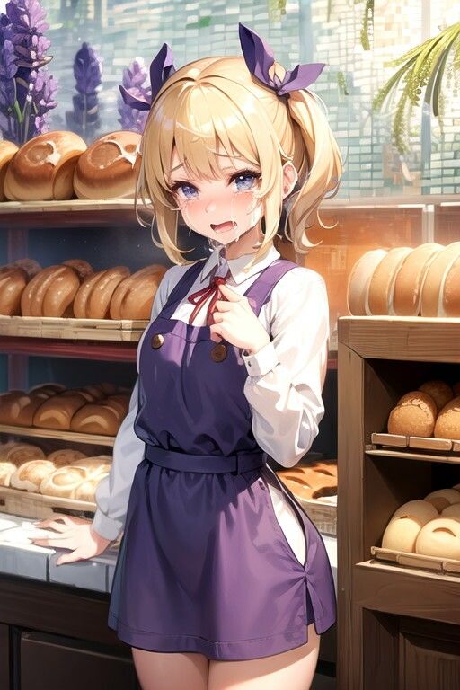 サンプル画像3:【高画質】パン屋の女子店員さん〜輪●緊縛＆強●中だし〜(AIザッハトルテ) [d_347120]