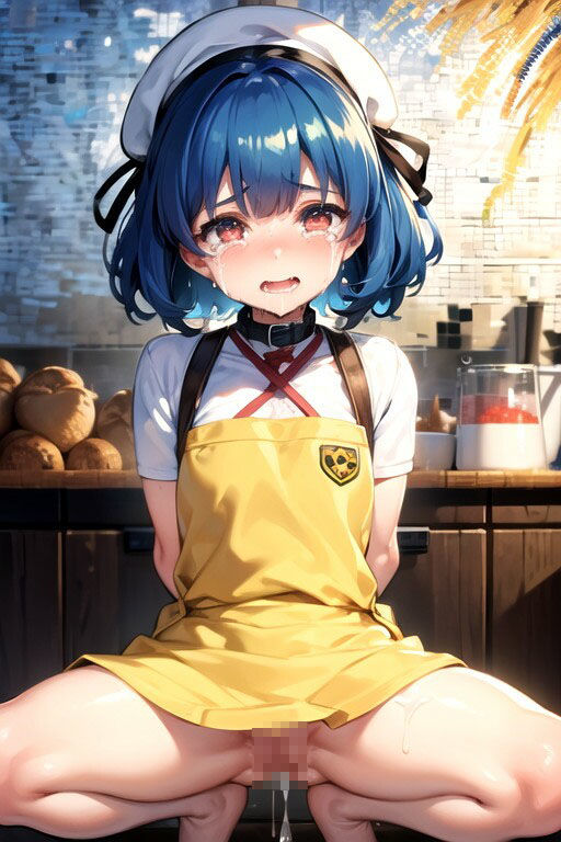 【高画質】パン屋の女子店員さん〜輪●緊縛＆強●中だし〜