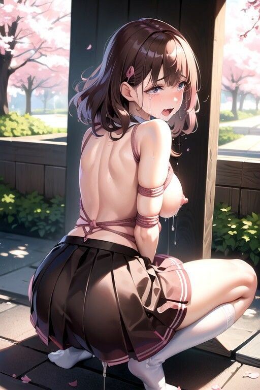 サンプル画像1:【桜満開】美人女子校生コンテスト〜輪●緊縛＆強●中出し〜(AIザッハトルテ) [d_347128]