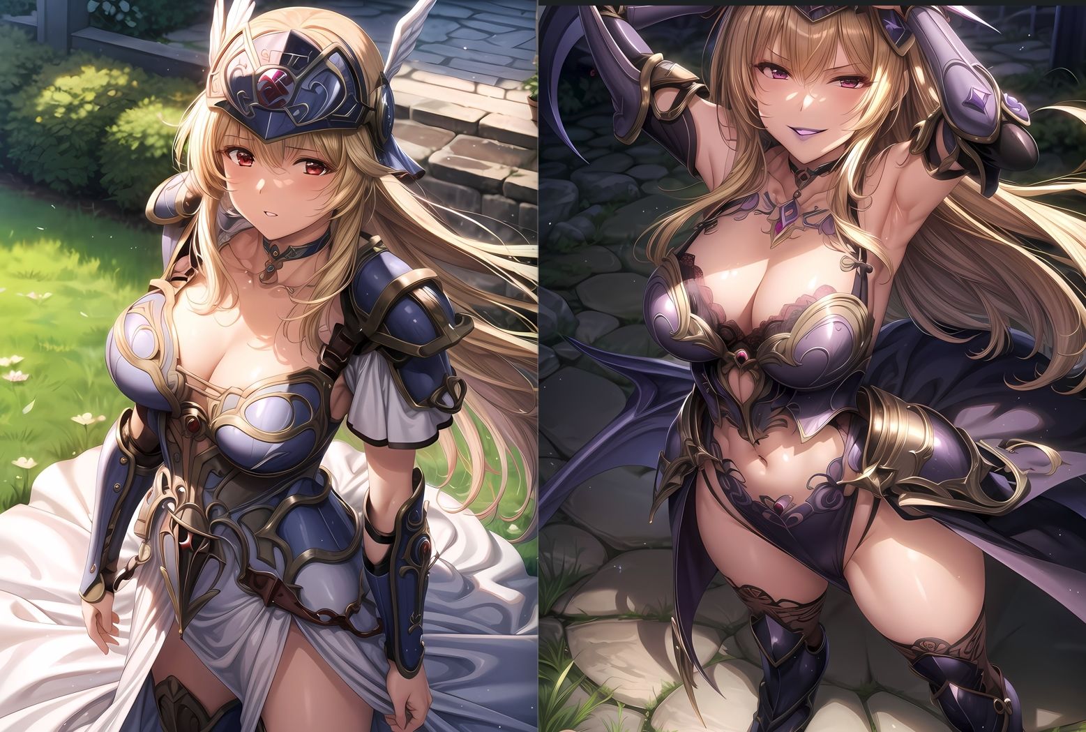 サンプル画像1:淫欲に堕ちる戦乙女(ochiruevil) [d_347143]