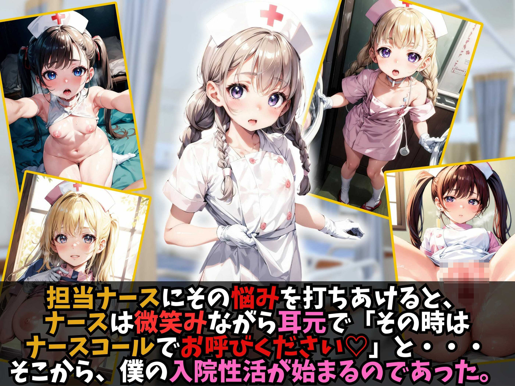 サンプル画像2:ナースコールは搾精の合図(ai store) [d_347149]