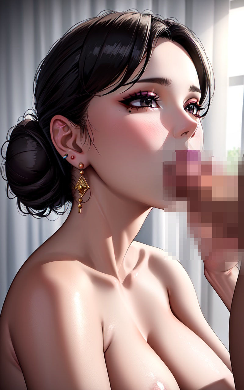 サンプル画像1:【R18写真種】爆乳母の裸。癒しの50枚〜1巻〜(いやしまんが【AIイラスト】) [d_347182]