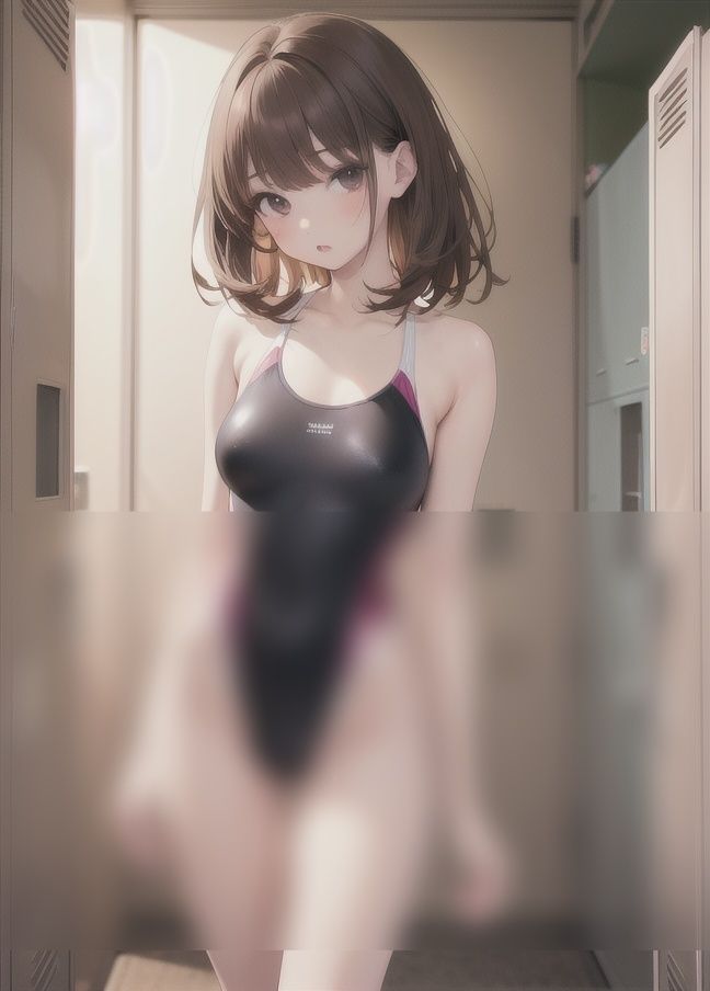 サンプル画像1:水着姿見て興奮したでしょ？えっちしよ？(もぐもぐ) [d_347216]