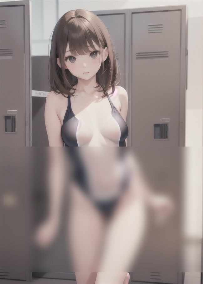サンプル画像2:水着でやろ？スク水が激可愛い女の子(ふぁんた) [d_347219]
