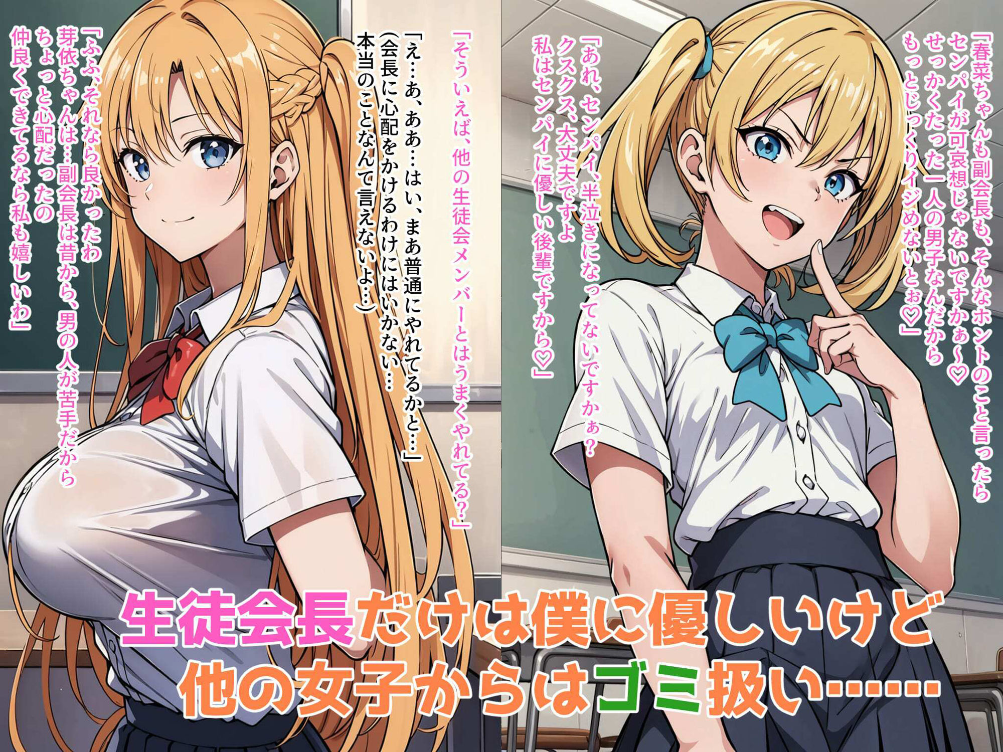 サンプル画像2:僕の催●ハーレム 〜僕を見下す女子に逆襲の処女強奪種付け●眠！〜(ひげんじつ倶楽部) [d_347231]