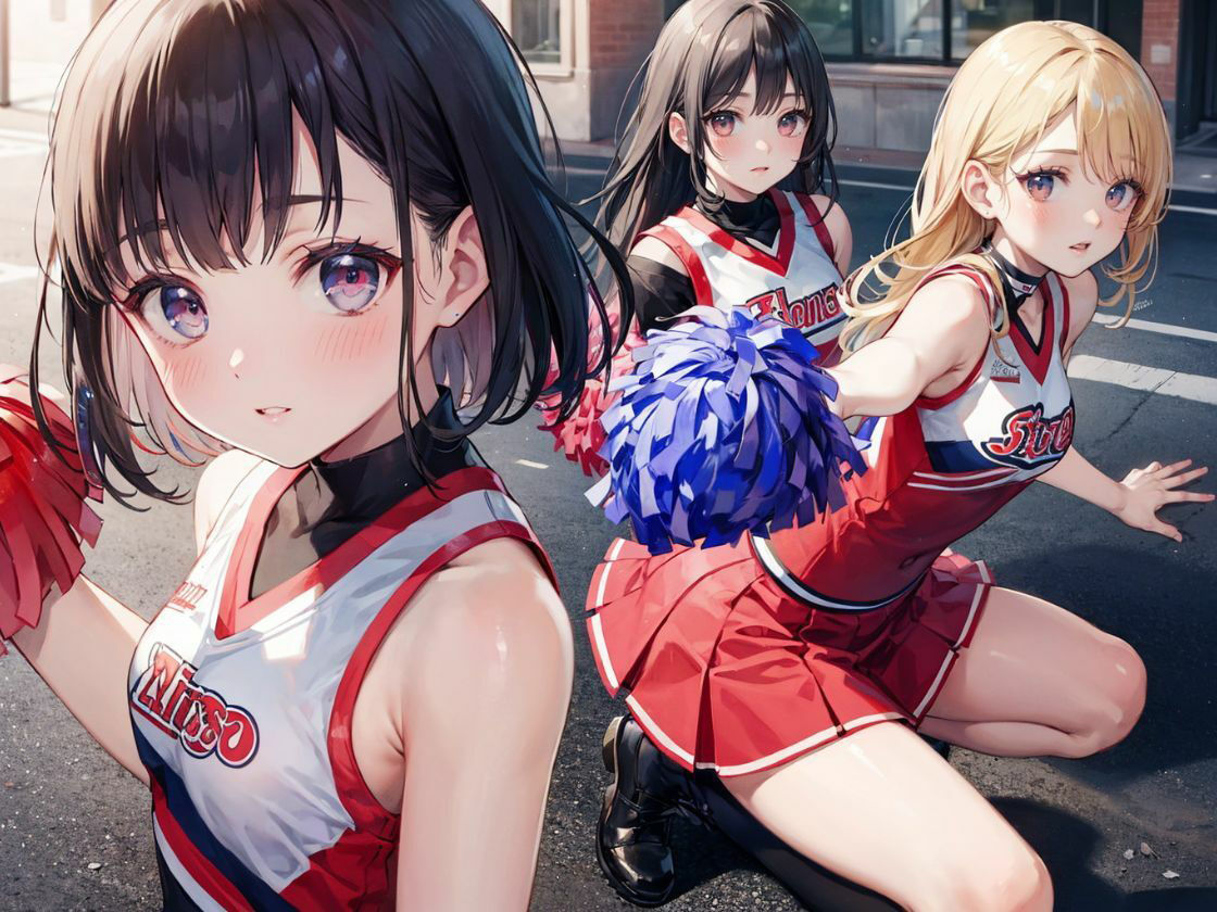 サンプル画像1:アイドル級チアリーダー部生ハメ学園祭(ちゅぷまる。) [d_347264]