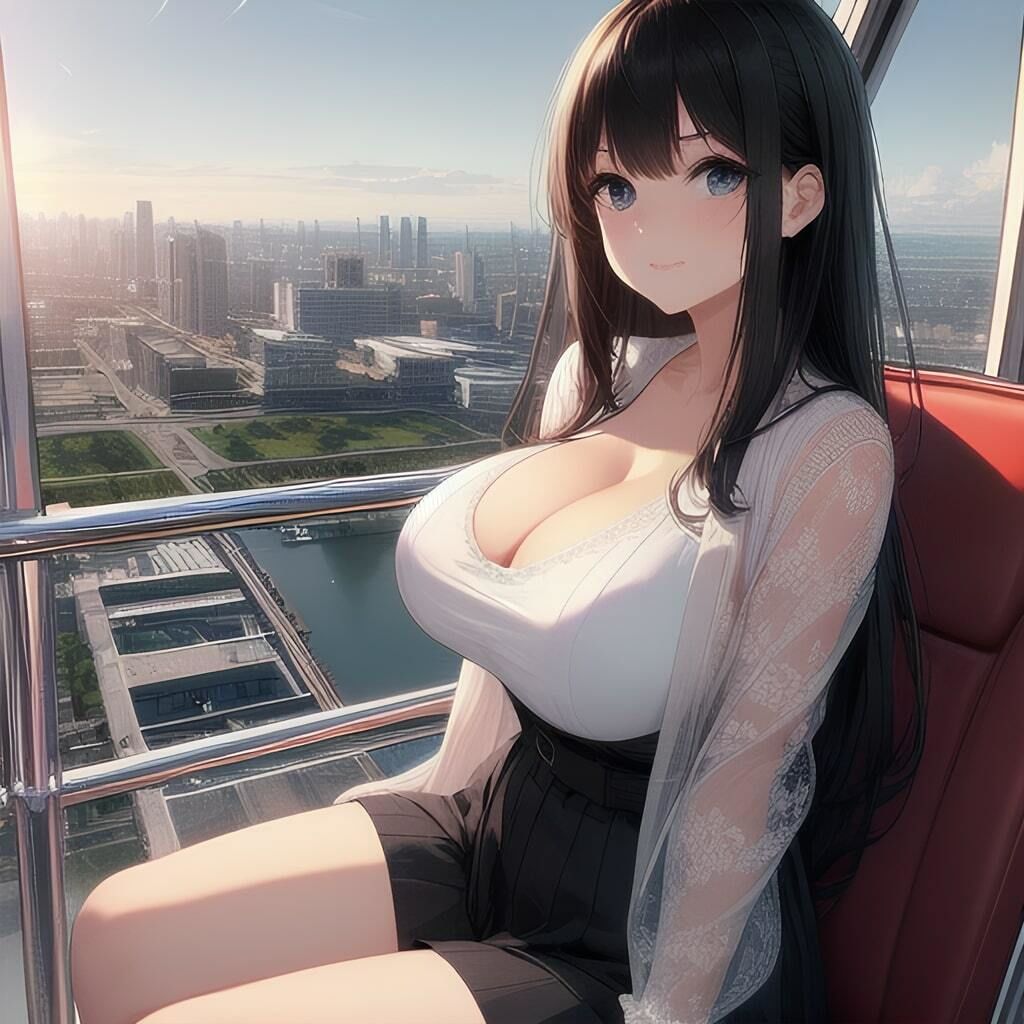 サンプル画像1:お姉さんとの秘密 観覧車編(でんでん) [d_347265]