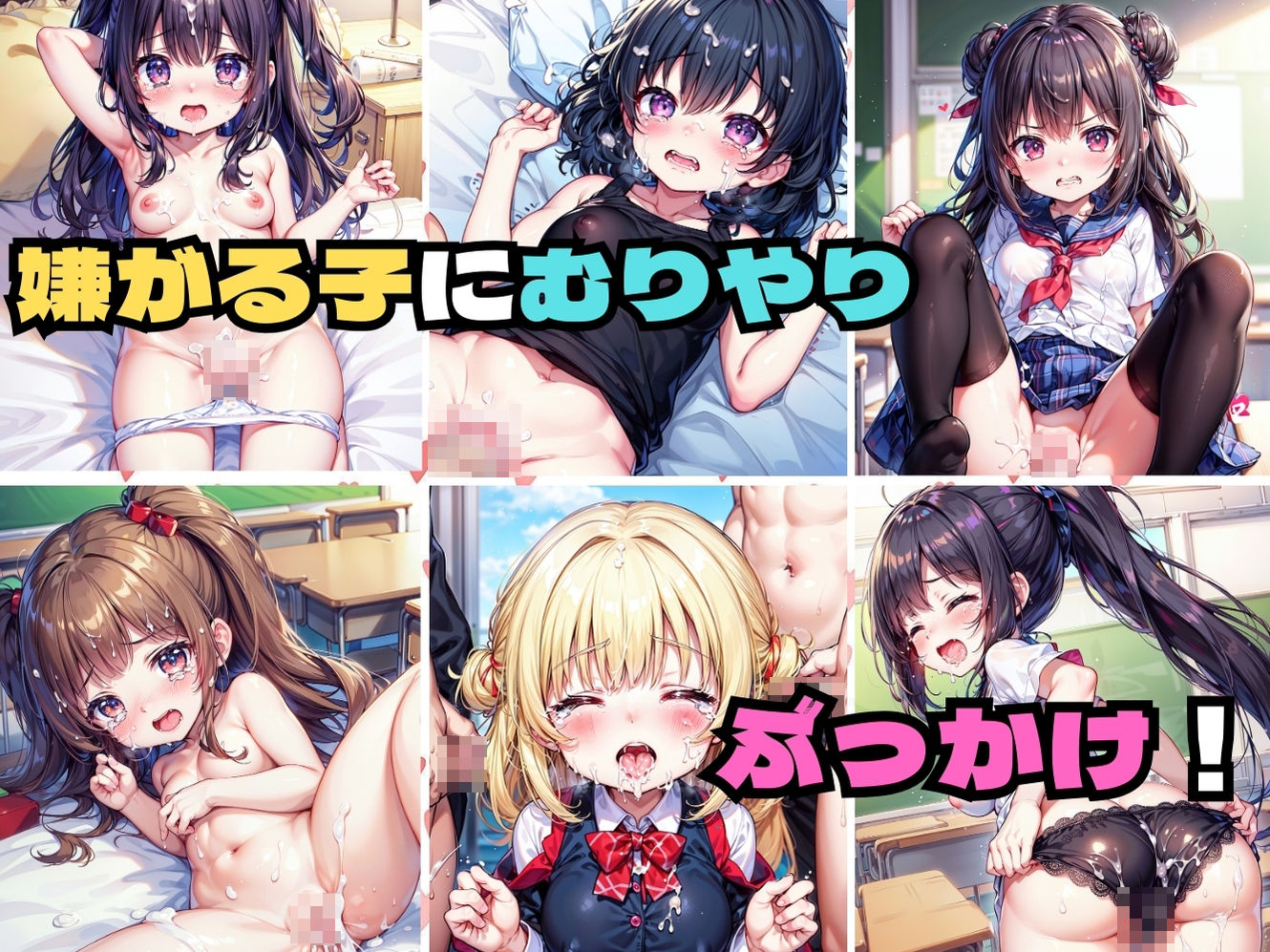 サンプル画像3:栄養満点！おちんちんミルクを発育いい子にぶっかけ祭り！(なお研どっとこむ) [d_347312]