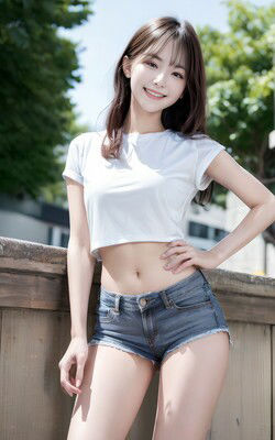 サンプル画像5:ショートパンツ美脚 vol001(カマキリン) [d_347327]