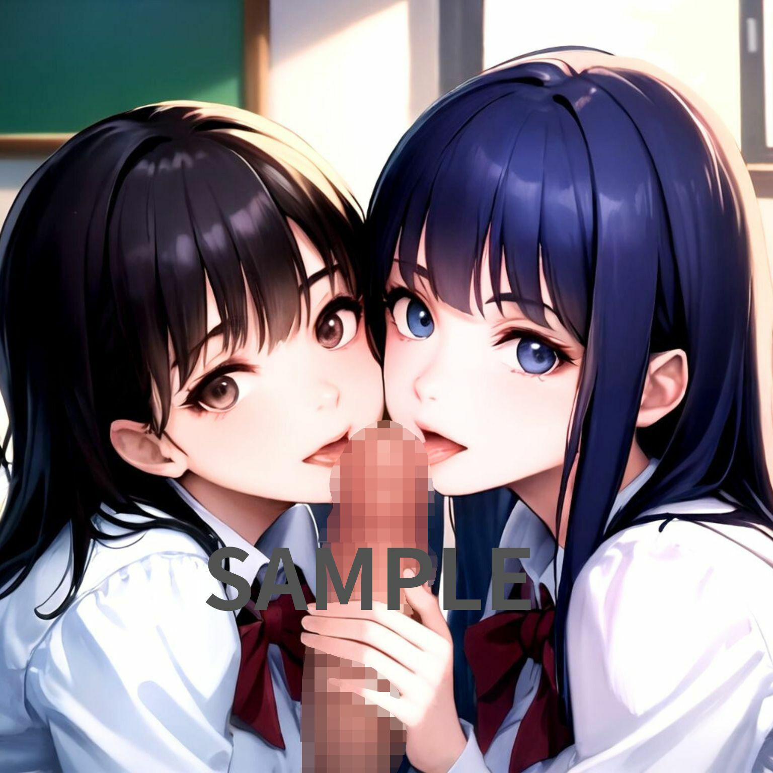 サンプル画像1:巨乳ムチムチ学園〜制服美女と●●ヤリ放題の秘密の花園〜アニメ系(アニメ美女) [d_347337]