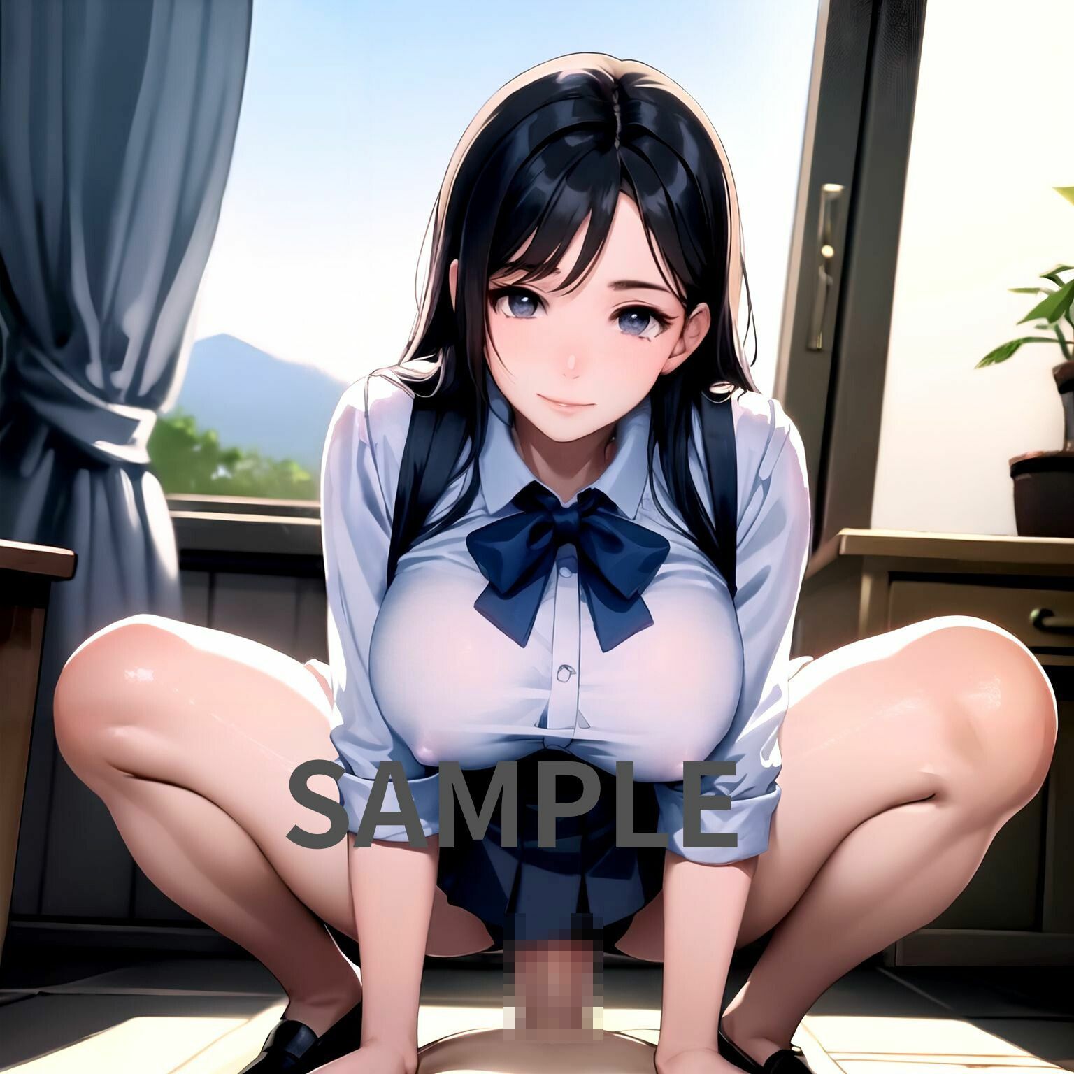 サンプル画像3:巨乳ムチムチ学園〜制服美女と●●ヤリ放題の秘密の花園〜アニメ系(アニメ美女) [d_347337]