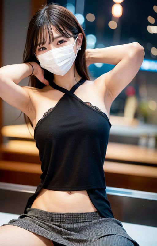 サンプル画像1:腋・ワキ AI妄想撮影 vol.1(AI妄撮) [d_347343]