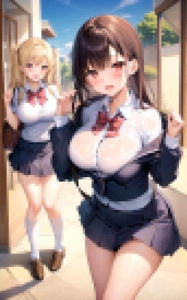 サンプル画像2:同級生が豊乳すぎる件(妖艶幻想曲) [d_347356]