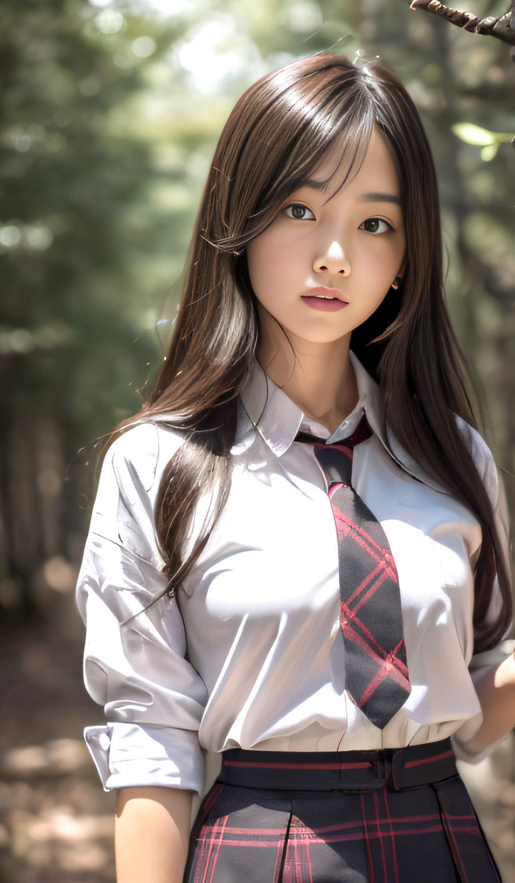 サンプル画像1:女子校生秘密の通学路（月曜日）(薄暮工房) [d_347382]