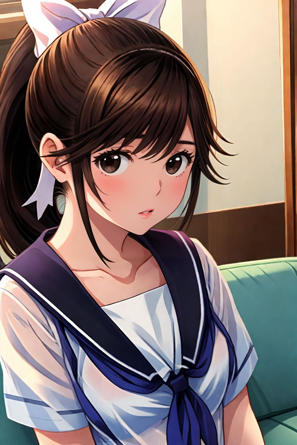 サンプル画像1:ラプブラス 高峰〇花(飾られたプリン) [d_347441]