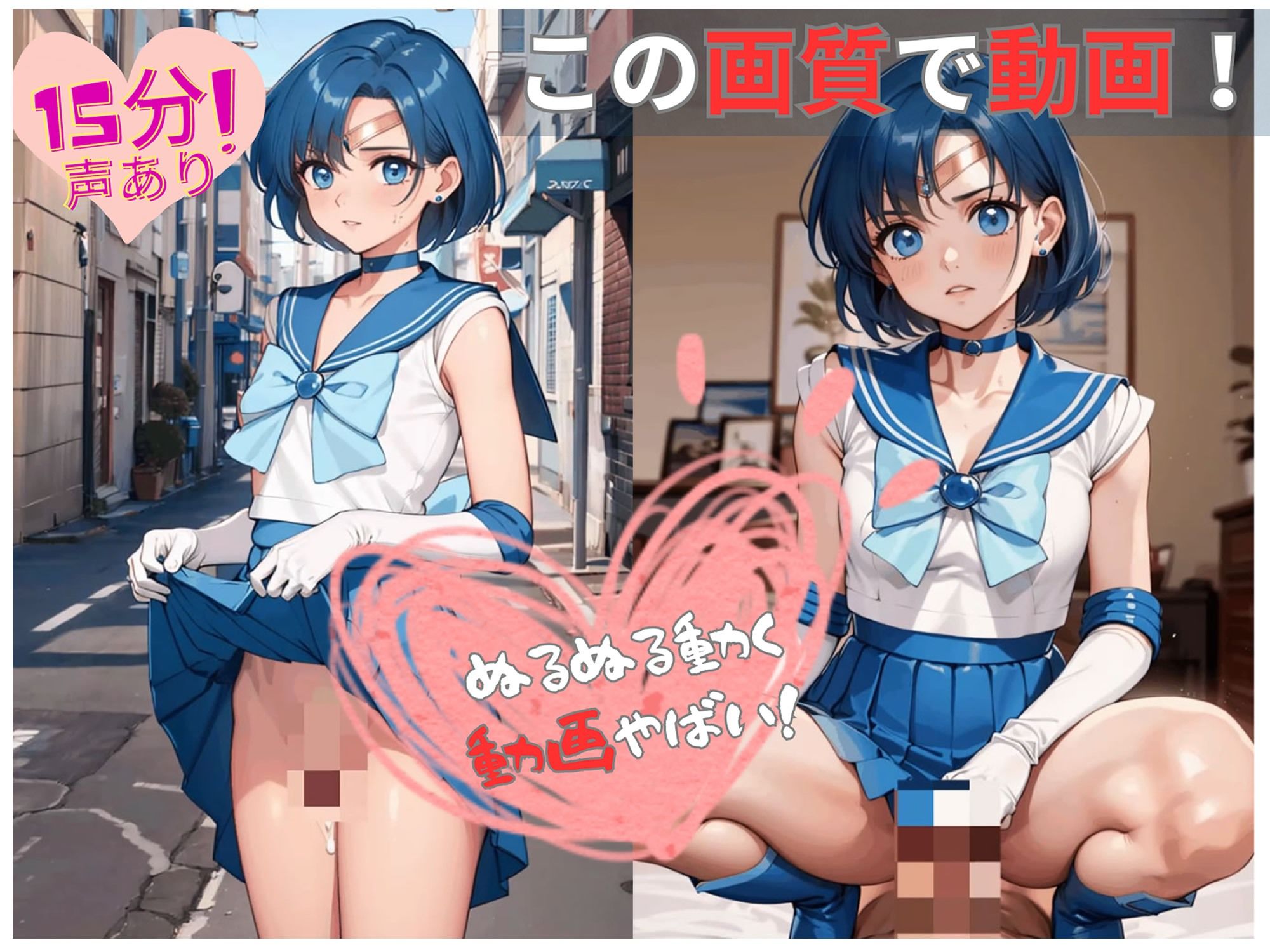 サンプル画像1:【動画】セーラー戦士のえっつぃ動画（亜〇編）(AIスピリット) [d_347445]