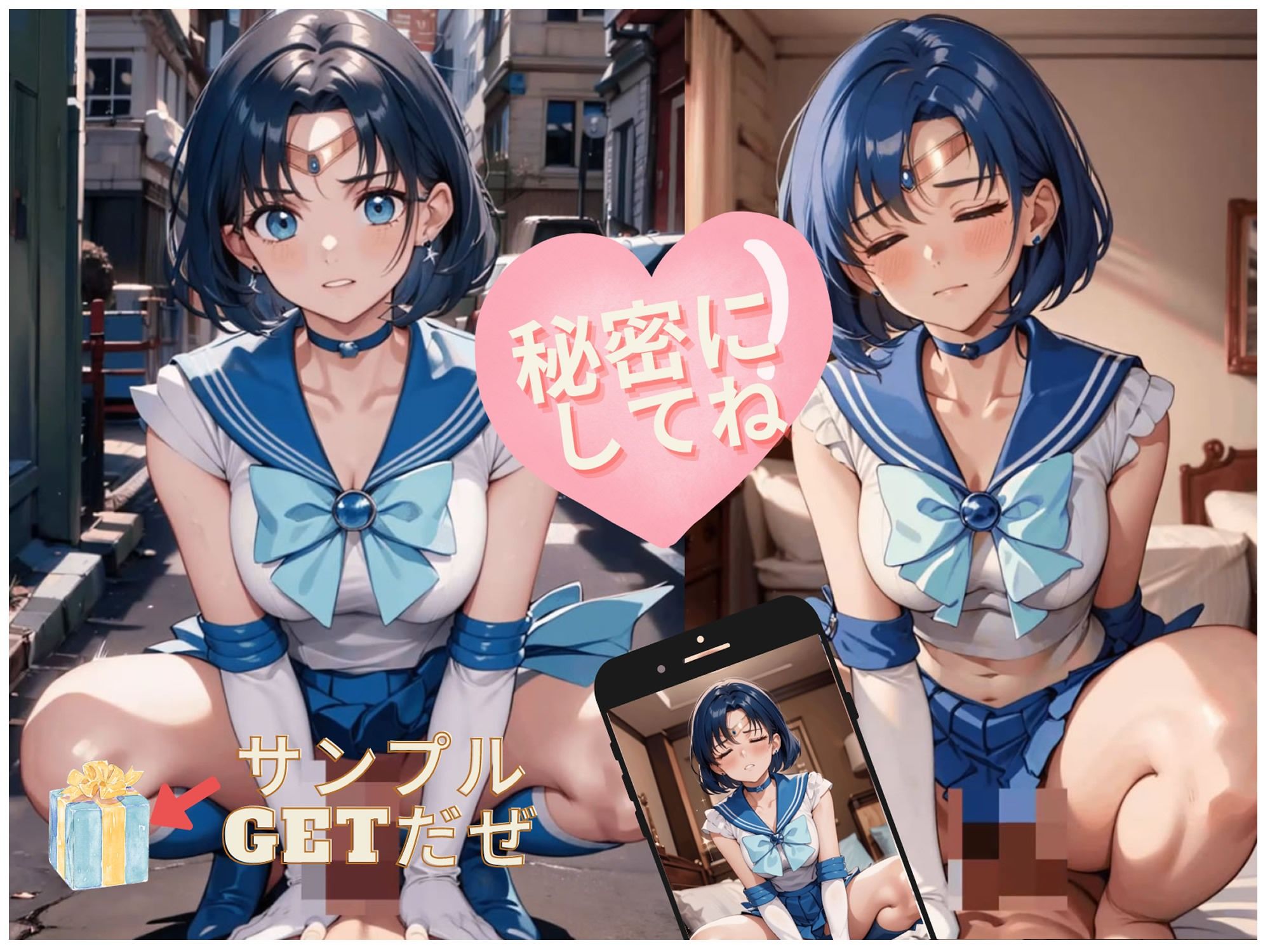 サンプル画像2:【動画】セーラー戦士のえっつぃ動画（亜〇編）(AIスピリット) [d_347445]