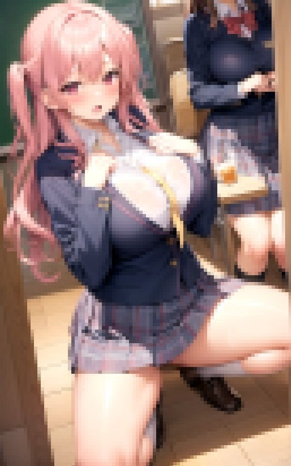 サンプル画像3:教え子と学校で隠れエッチ(溺愛アルゴリズム) [d_347447]