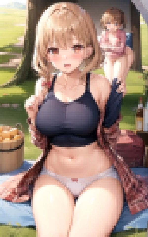 サンプル画像5:キャンプで先輩とエッチ(濡れゆくシナプス) [d_347452]