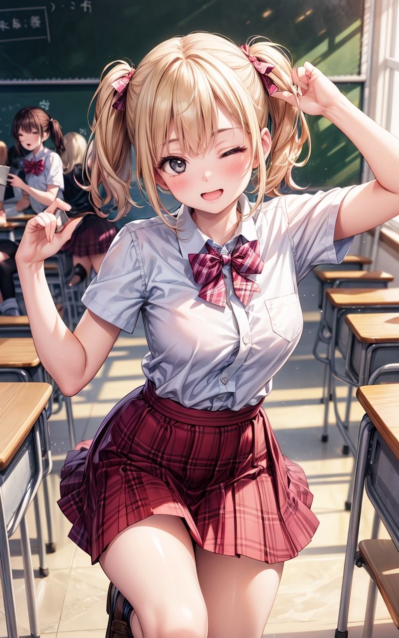 サンプル画像1:グラビア＆裏画像 JKアイドル 伊藤りりか(AIらぼんぬ) [d_347505]