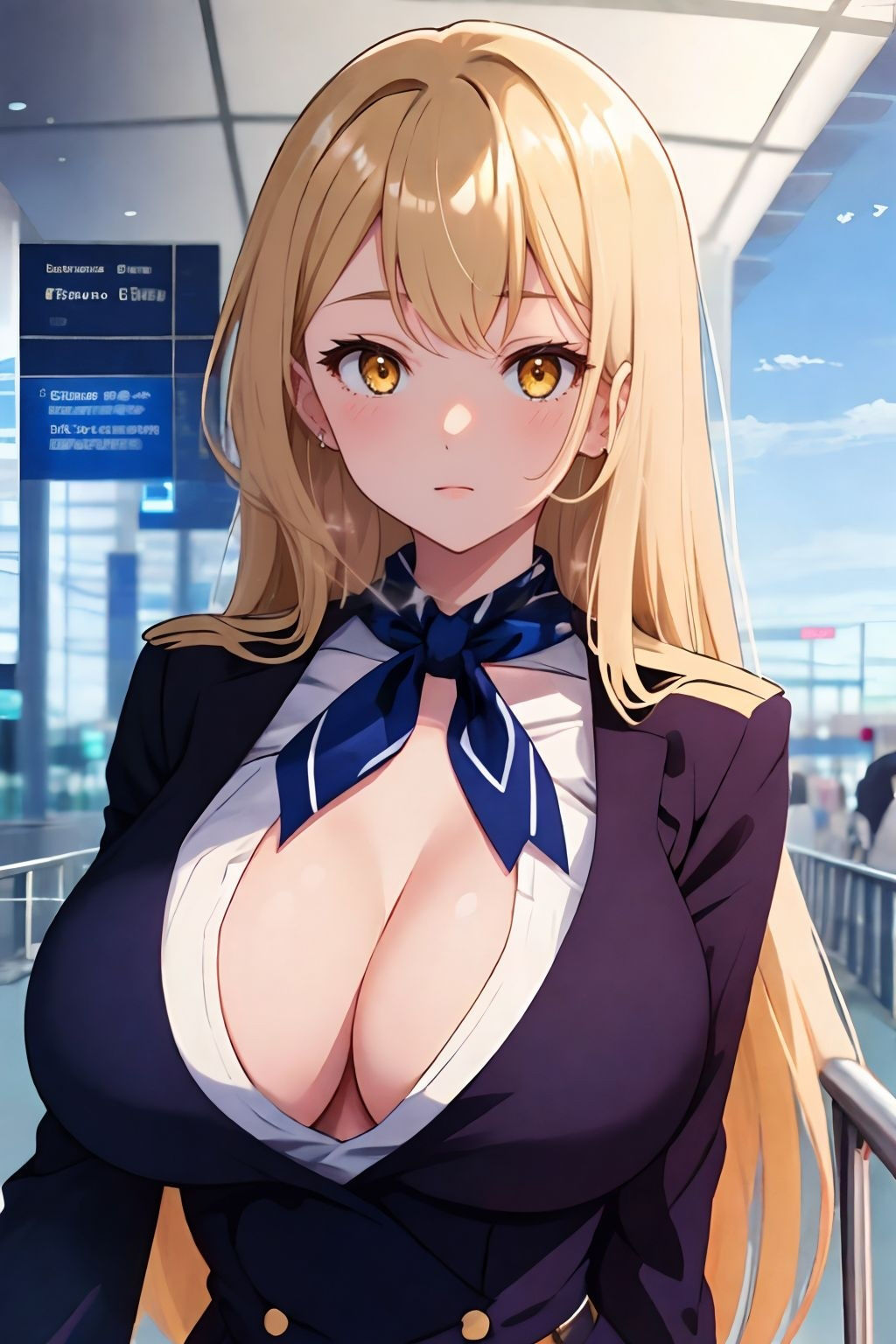 サンプル画像1:極上のおもてなしCAファーストクラス2(チルワン) [d_347540]