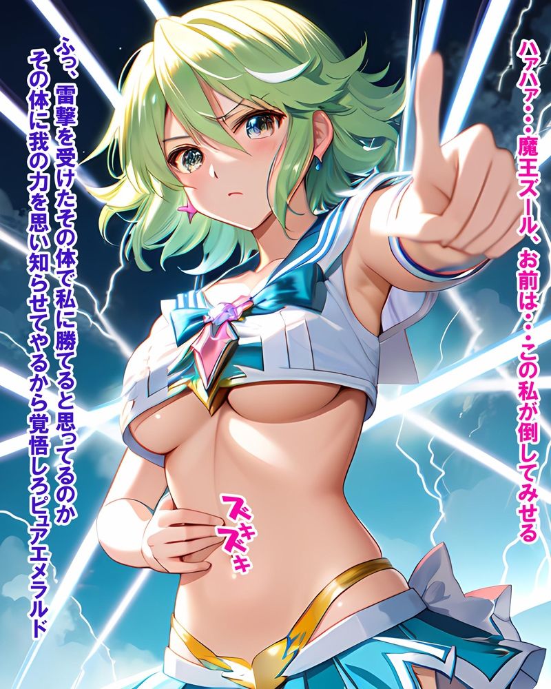 サンプル画像2:敵と戦いピンチになる魔法少女 Vol1(ヒロピンの窓口「アルファ・インディア」) [d_347554]