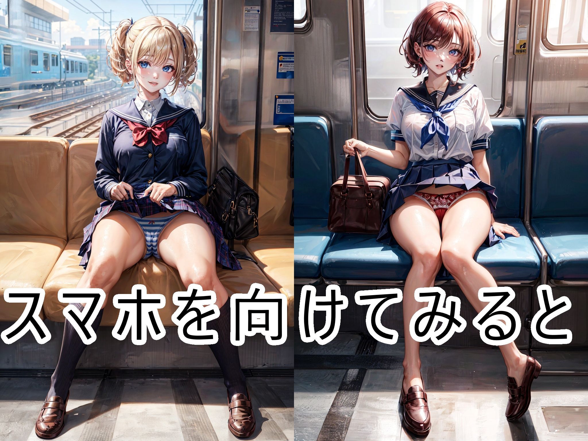 サンプル画像5:電車の向かい席18〜2次元〜(★マイナーフェチ★の殿堂) [d_347573]