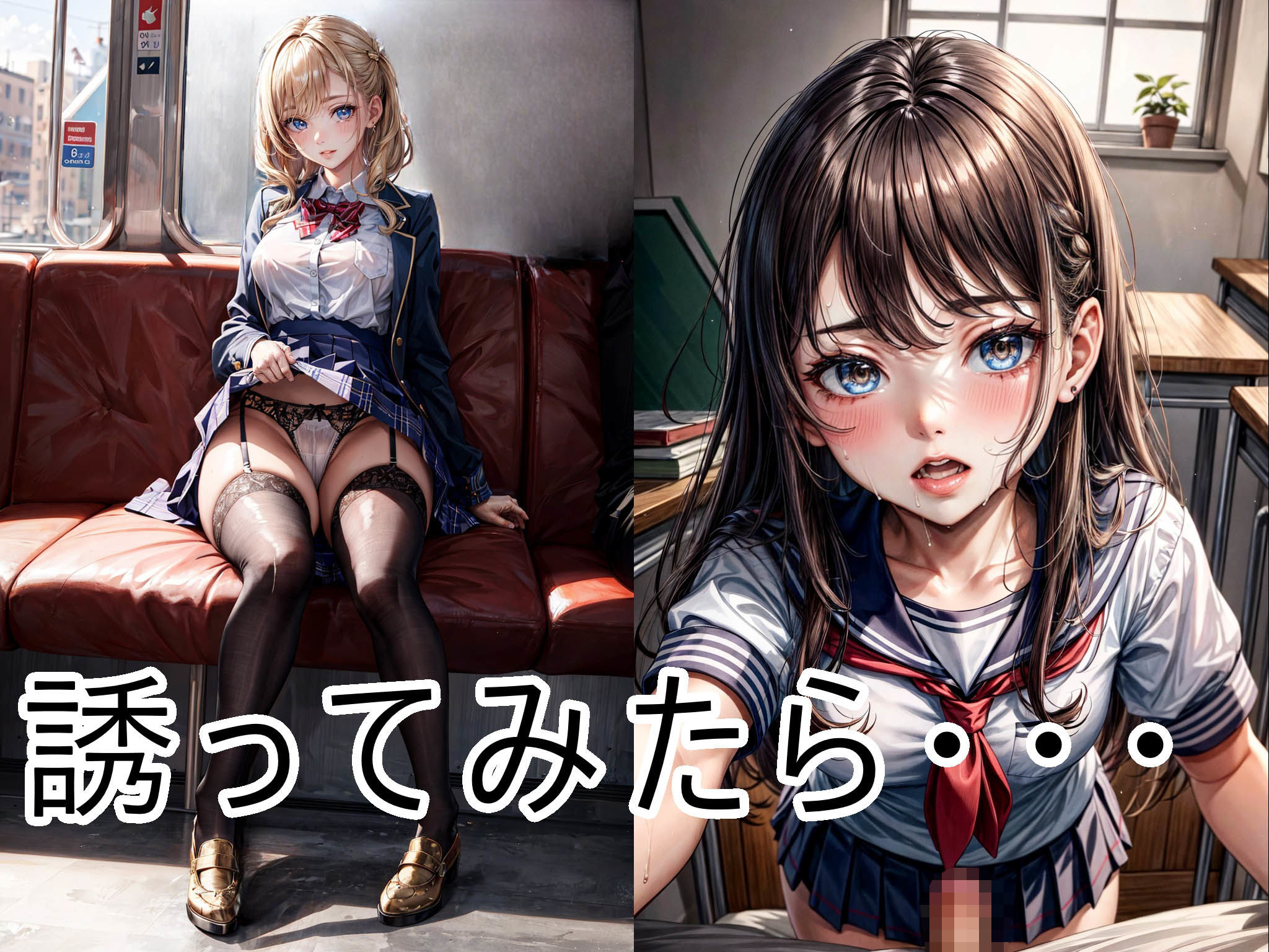 サンプル画像6:電車の向かい席18〜2次元〜(★マイナーフェチ★の殿堂) [d_347573]