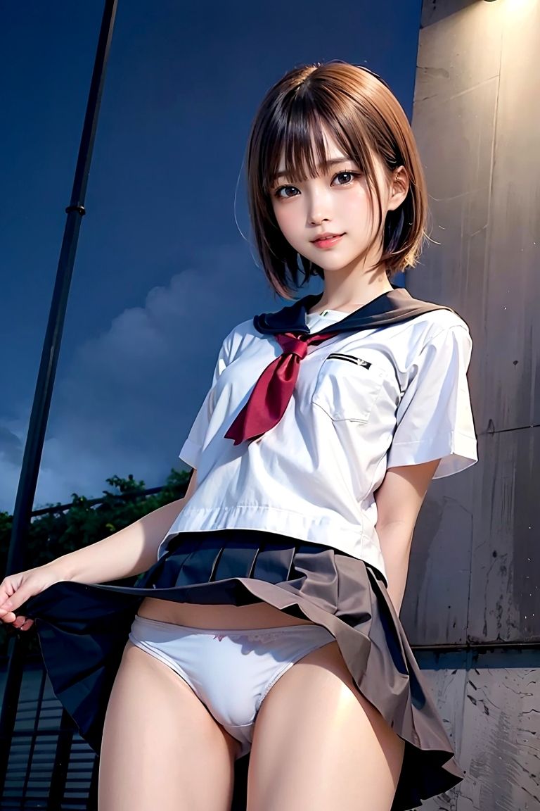 サンプル画像2:ショートヘア美女・ヌード写真集(クルミンのワンダーランド) [d_347596]