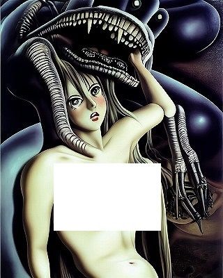 サンプル画像1:グロ注意！この巨乳女は化け物に寄生されています。(MUTANTITS) [d_347709]