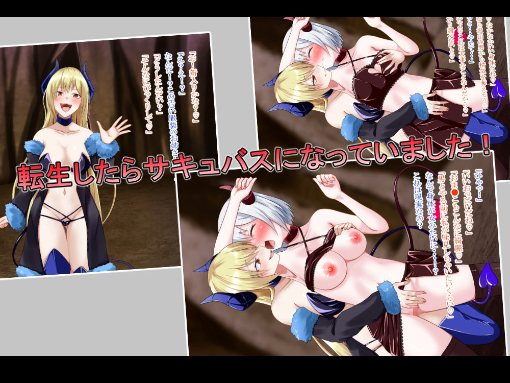 サンプル画像1:転生したらサキュバスになった(まくら) [d_347740]