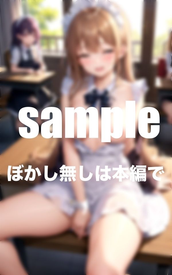 サンプル画像1:淫乱メイド養成所 男1人乱入(AI生成com) [d_347762]