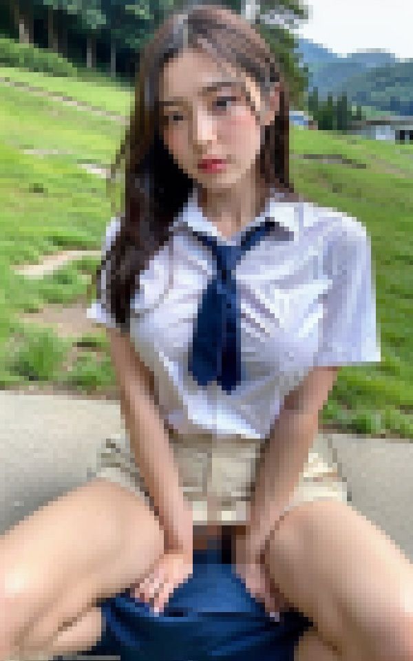 サンプル画像5:いきなりお外でおっぱいポロリ(濃厚なる接続) [d_347804]