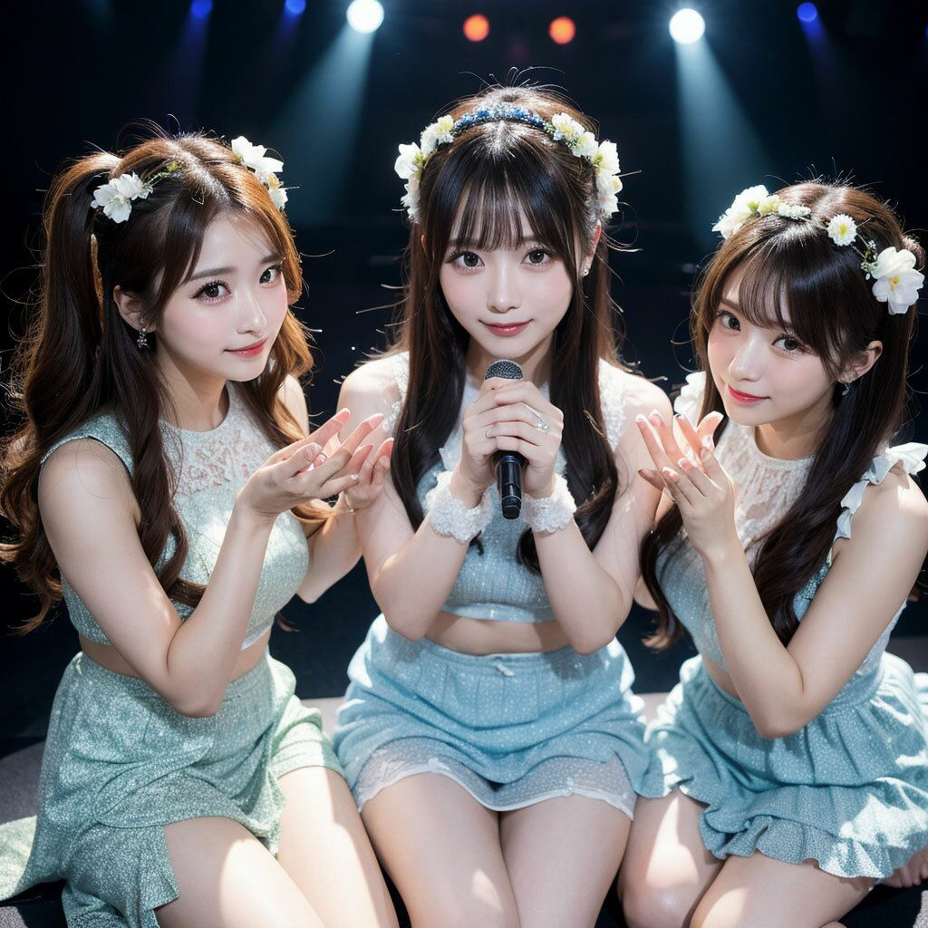 サンプル画像1:美少女AIアイドルグループ marus写真集(美少女AI〜丸〜) [d_347828]