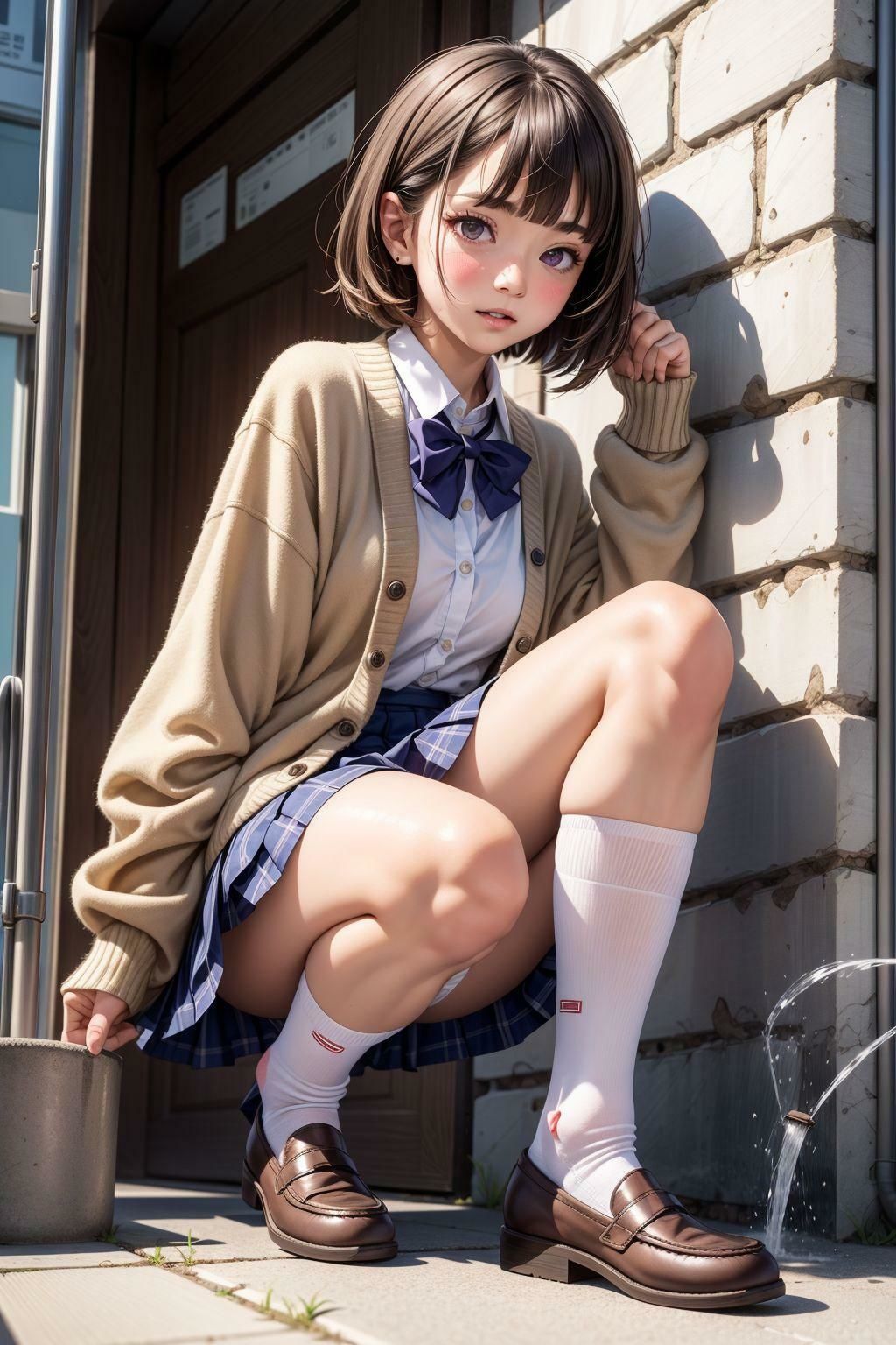 サンプル画像1:どこでおしっこしようかなぁ(ネオンノクターン) [d_347958]