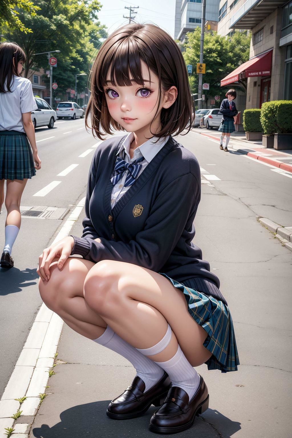 サンプル画像2:どこでおしっこしようかなぁ(ネオンノクターン) [d_347958]