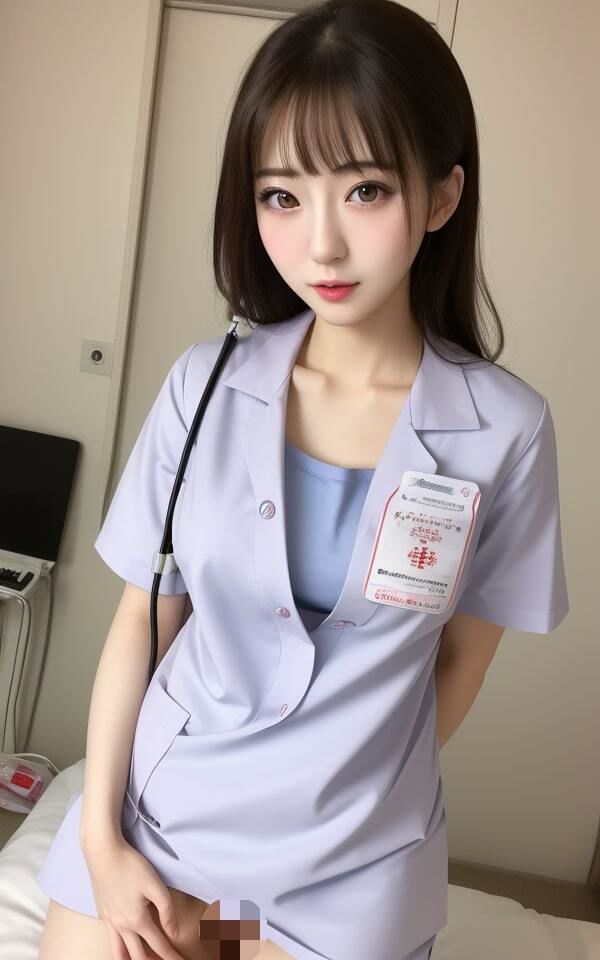 サンプル画像2:美人ナースのベッドへの誘い 別に耐えなくていいけど、君はこの魅力に耐えられるか！？(時の流れのままに) [d_347998]