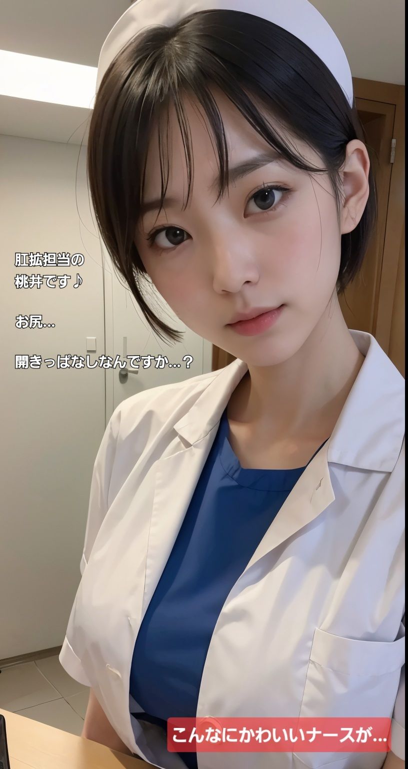 サンプル画像4:ANS肛門科 美人ナースの肛開ケア(Daick AI-factory) [d_348040]