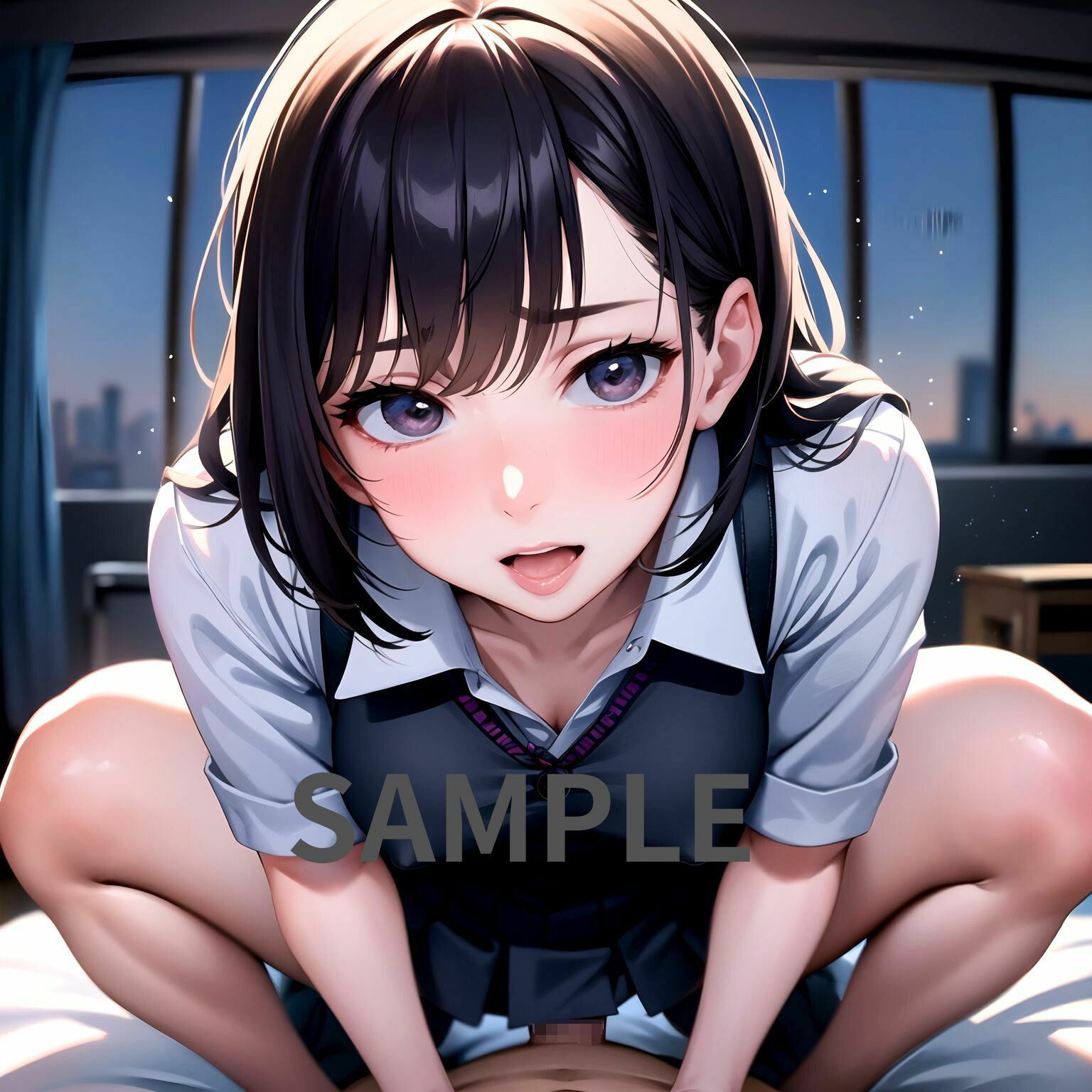 サンプル画像4:ボクちん〜ぼくのちんこが美女たちの休憩所になってしまった件(巨乳美女) [d_348143]