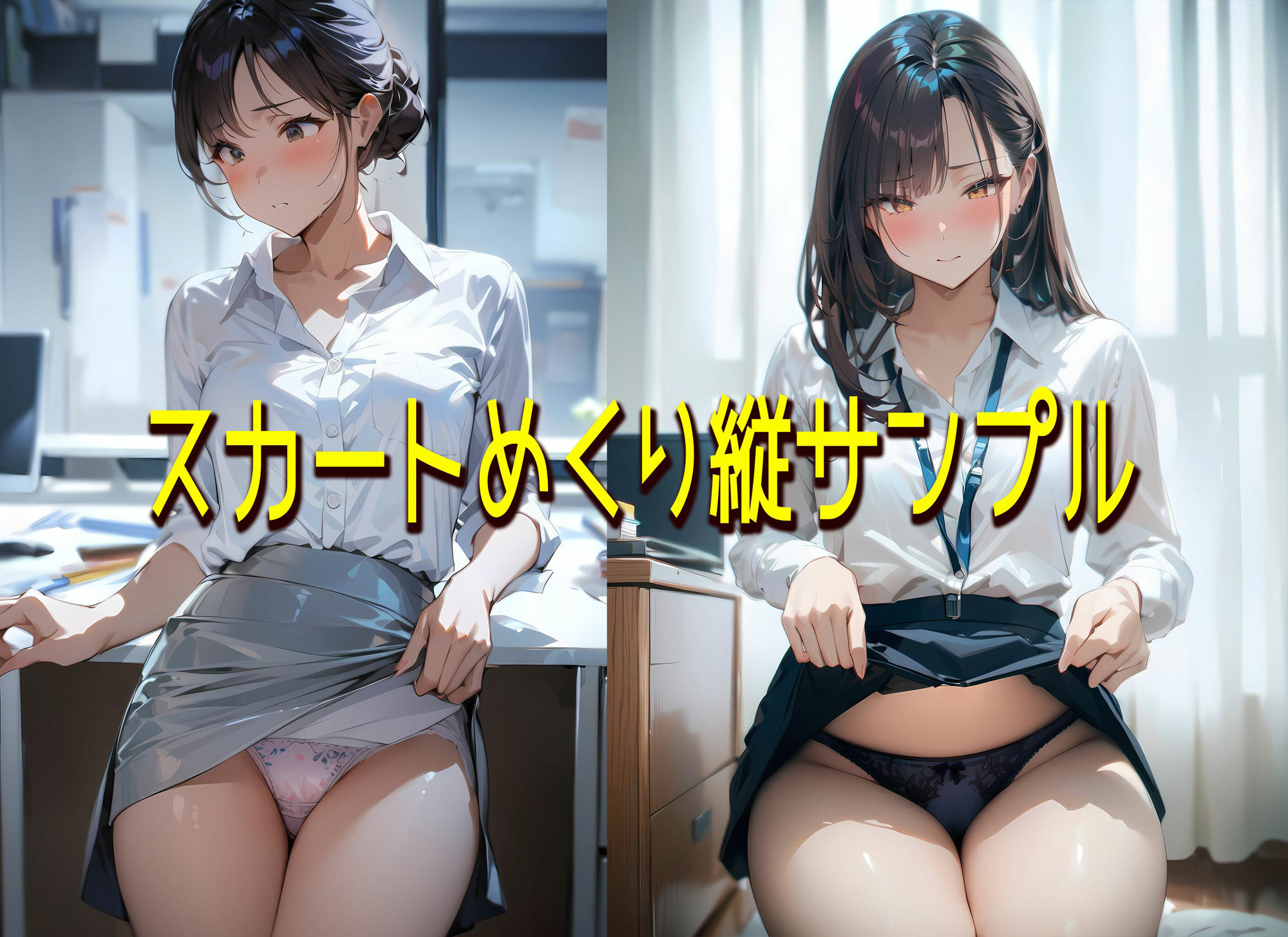 サンプル画像3:【高画質】本物の大人の色気 むっちむちでいやらしい太ももから見えてしまったOL女子社員様の下着(日替わりさん) [d_348168]