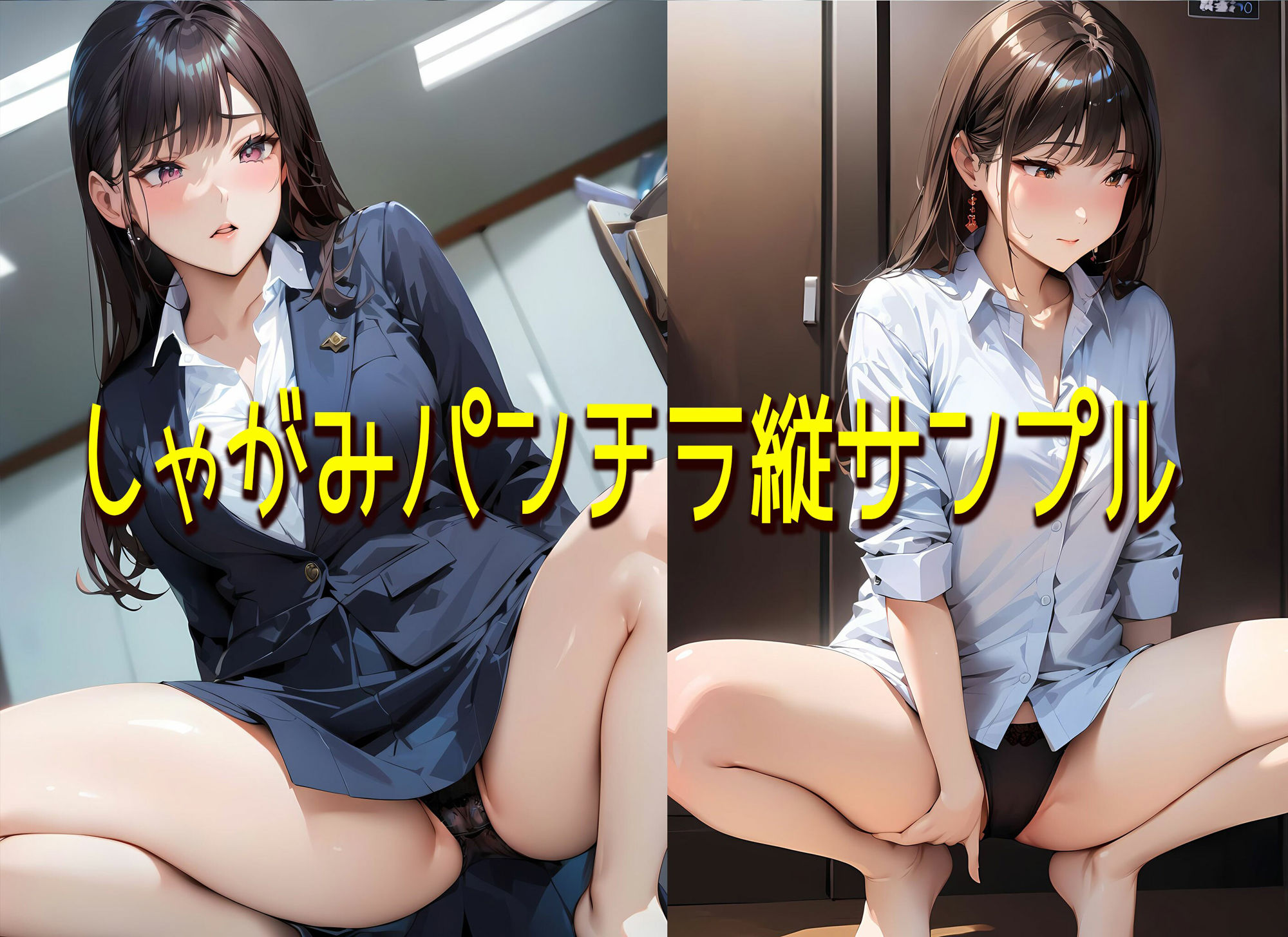 サンプル画像4:【高画質】本物の大人の色気 むっちむちでいやらしい太ももから見えてしまったOL女子社員様の下着(日替わりさん) [d_348168]