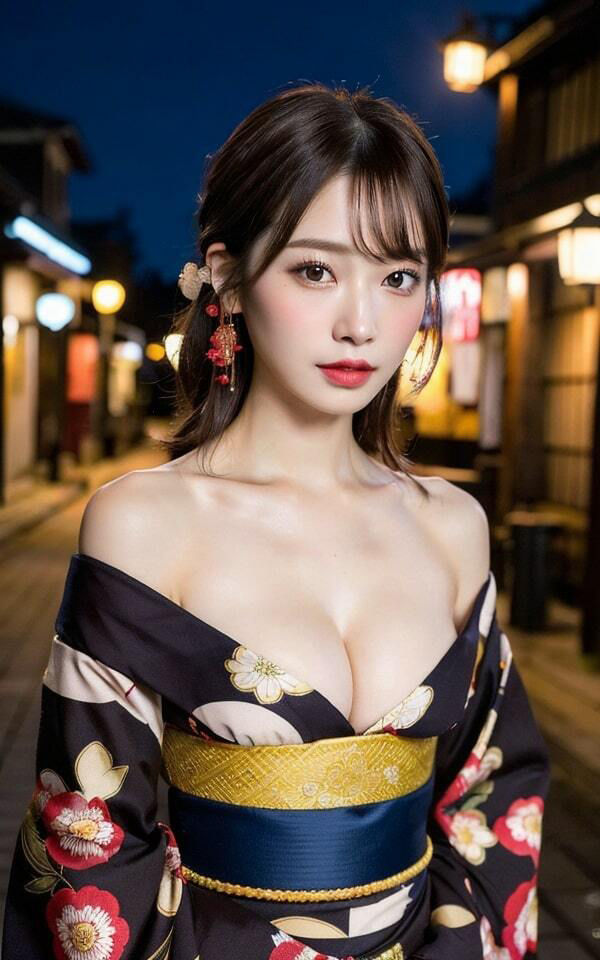 サンプル画像2:妖艶すぎる浴衣美女に興奮が止まらない(叡智クラブ) [d_348199]