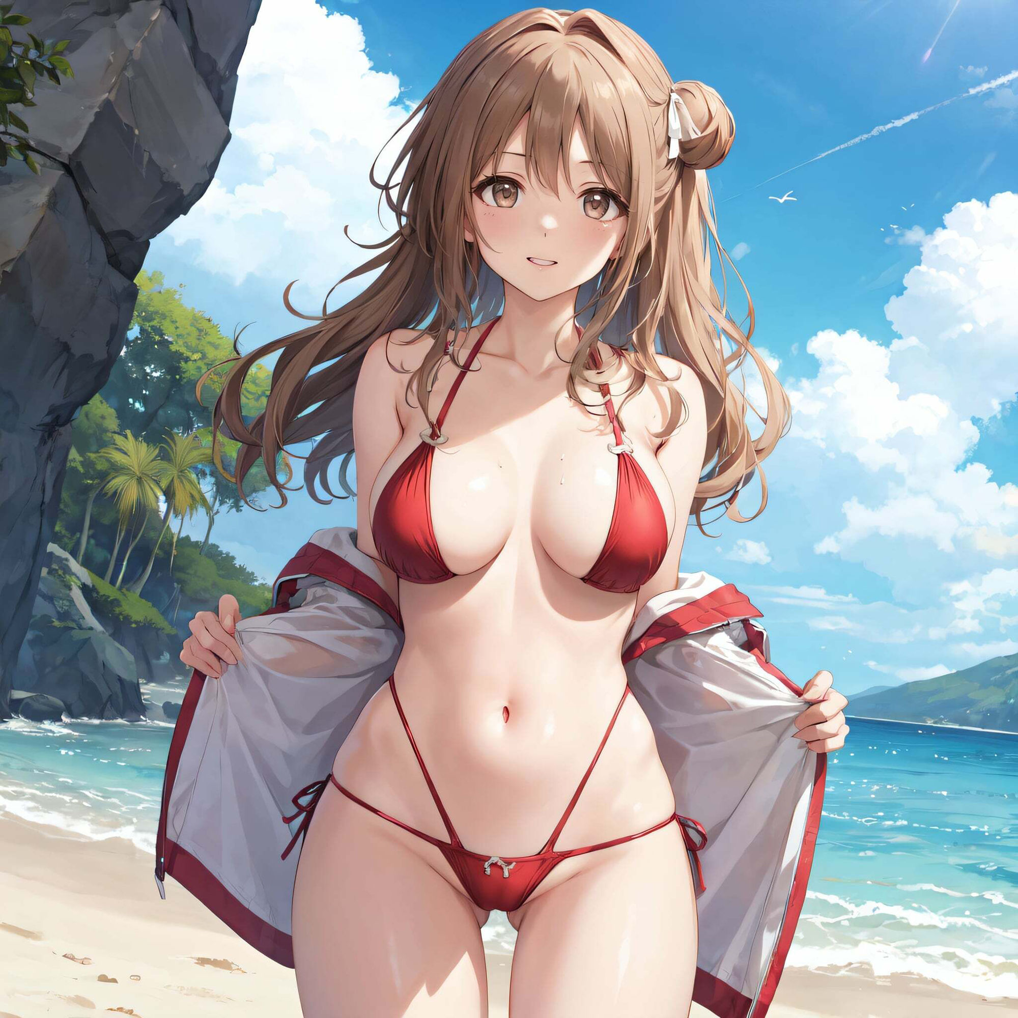 サンプル画像6:個人撮影 〜市川〇菜の場合〜(垂AI) [d_348230]