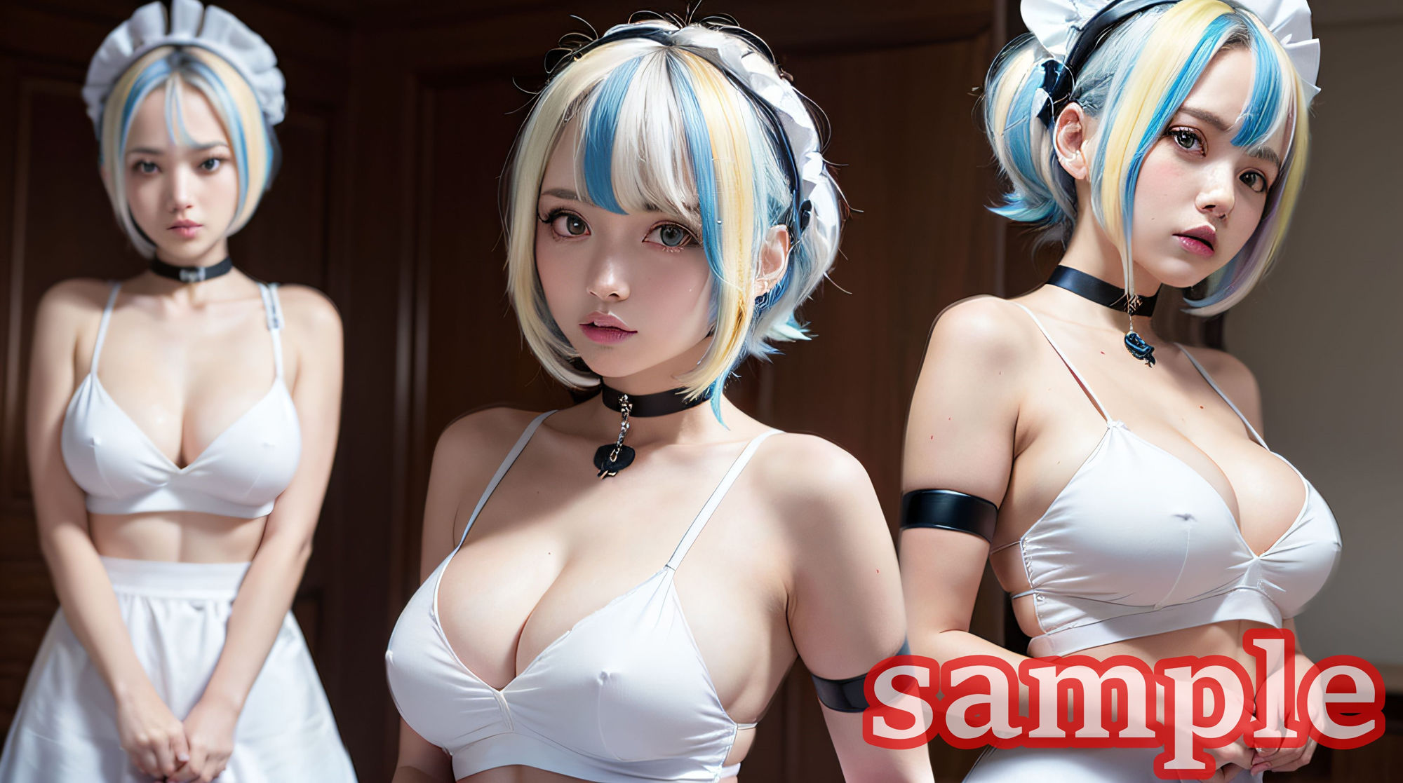 サンプル画像1:美少女メイド壁紙集(FOX_AI) [d_348347]