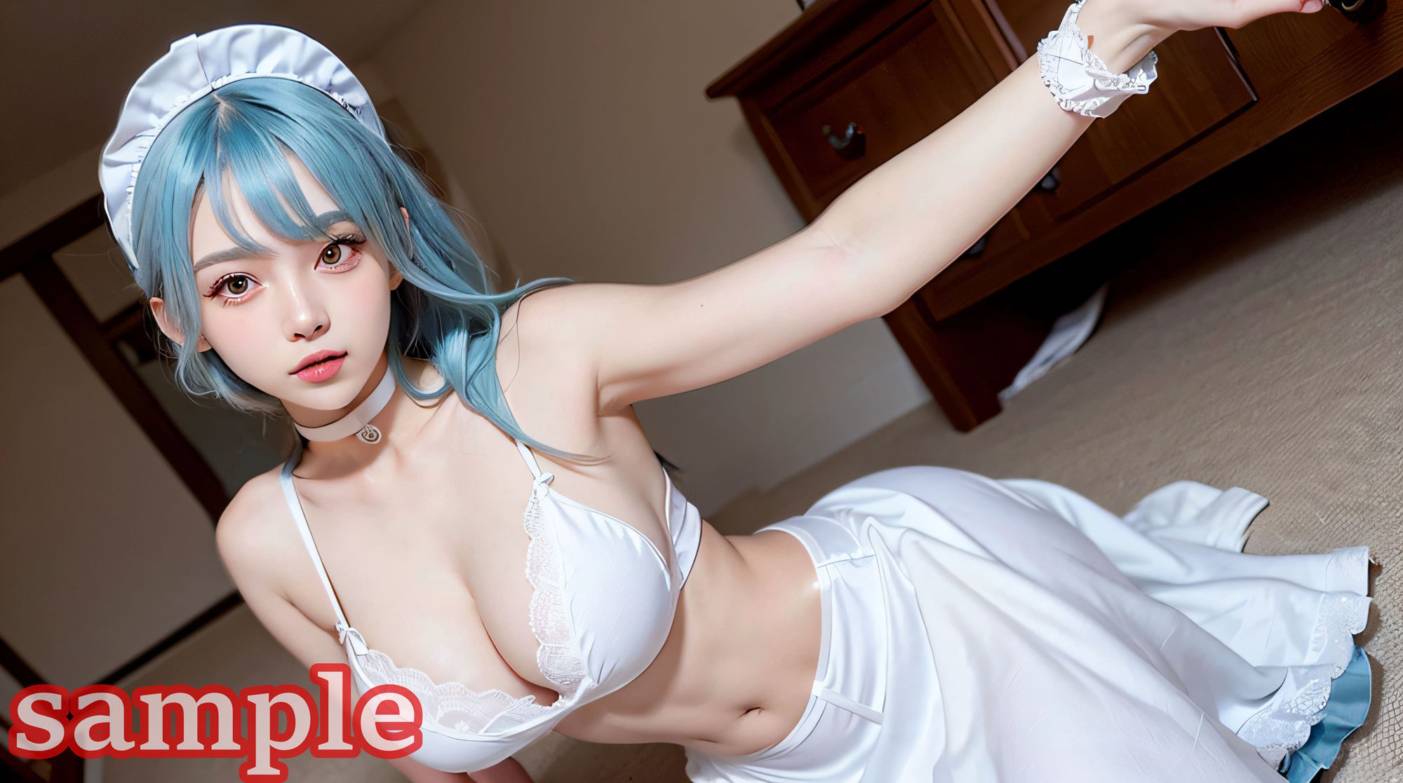 サンプル画像2:美少女メイド壁紙集(FOX_AI) [d_348347]