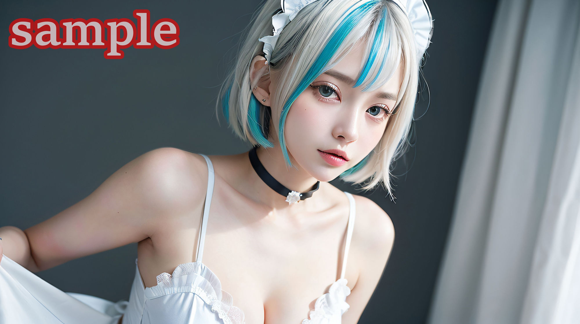 サンプル画像4:美少女メイド壁紙集(FOX_AI) [d_348347]