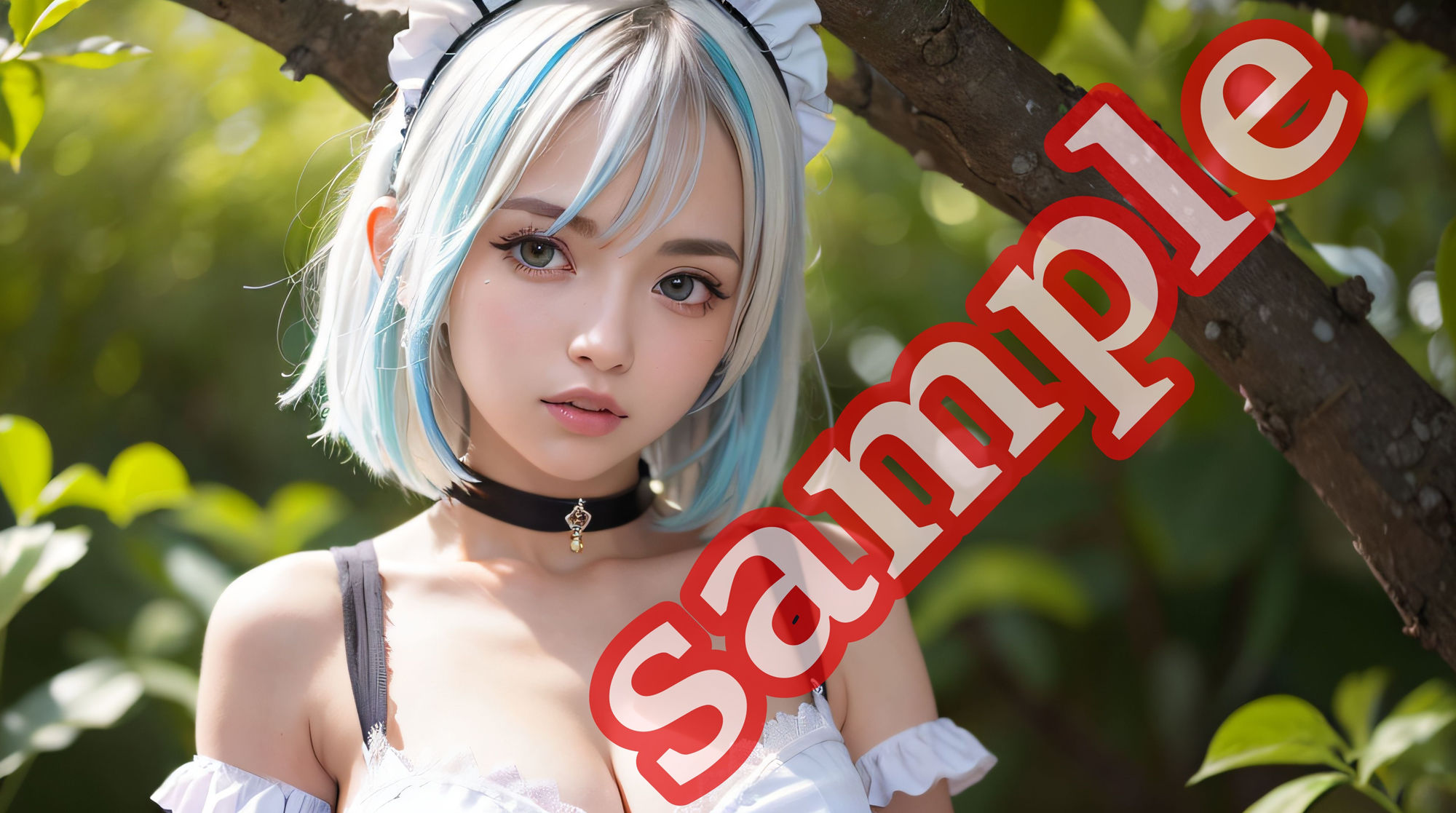 サンプル画像6:美少女メイド壁紙集(FOX_AI) [d_348347]