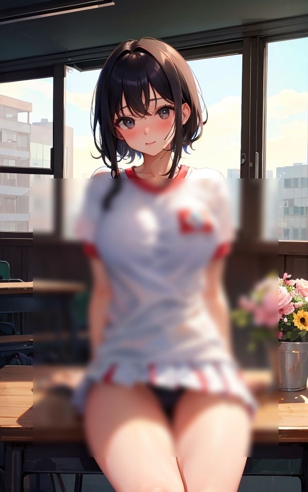 サンプル画像4:着衣巨乳美女 〜私、結構おっきいんだよ〜(AI美女工房) [d_348371]