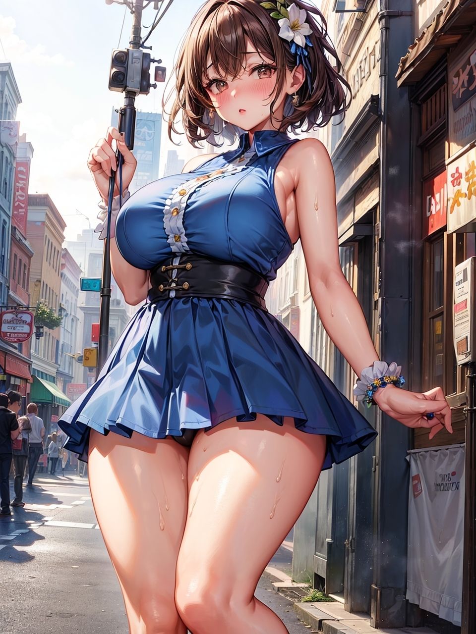 お母さんが可愛すぎるので、土下座してコスプレ写真集のモデルになってもらったCG集