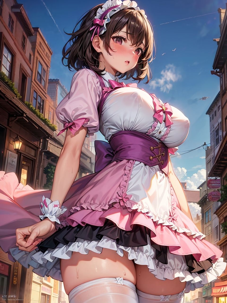 お母さんが可愛すぎるので、土下座してコスプレ写真集のモデルになってもらったCG集